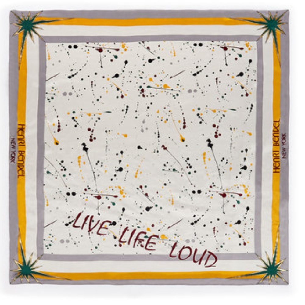 FLASH SALE! Henri Bendel Reversible Silk Scarf